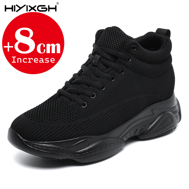 Men'S Shoes Increase Height - Chaussures de sport décontractées montantes pour