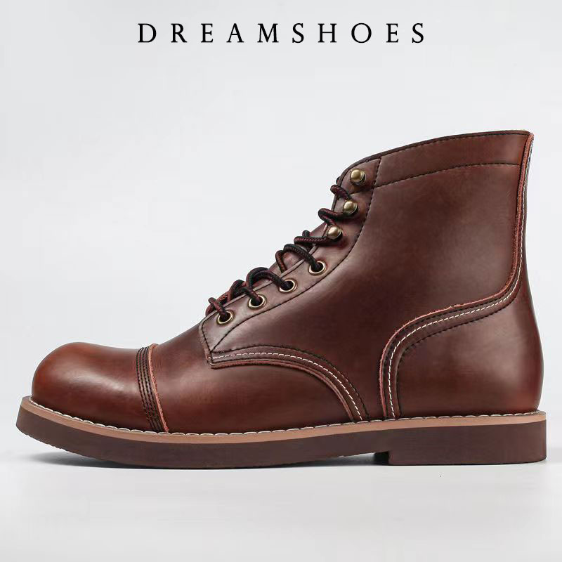 Men'S Shoes Hey Dude - Bottines de moto en cuir de