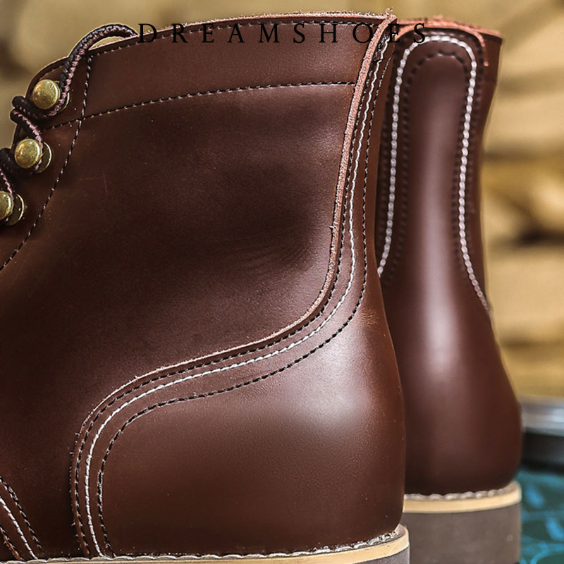 Bottines de moto en cuir de va - Men'S Shoes Hey Dude avis et prix