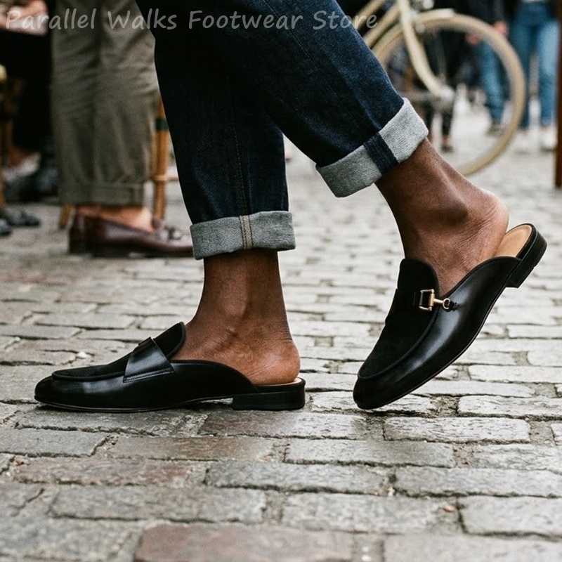 Mules pour hommes en daim et c - Men'S Shoes Smart avis et prix