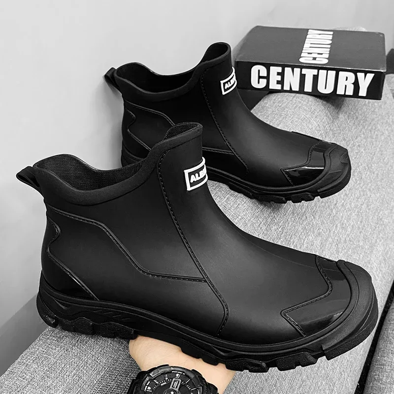 Bottes de pluie courtes et ten - Men'S Shoes Water Resistant avis et prix
